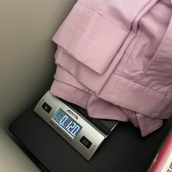 Ann Taylor pants chinos slacks women's 8 violet pink purple deep cuffs - Picture 14 of 14